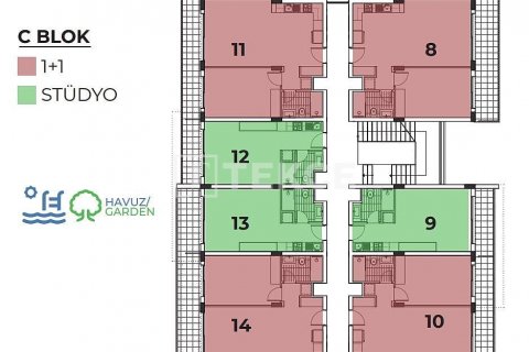 Apartment for sale in Iskele, Northern Cyprus, 1 bedroom, 81m2, No. 192066 – photo 22