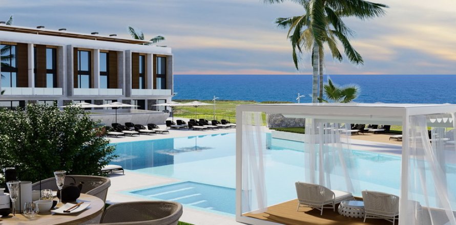 آپارتمان در  Girne ، ترکیه 1 خوابه ، 60 متر مربع.  شماره 190944