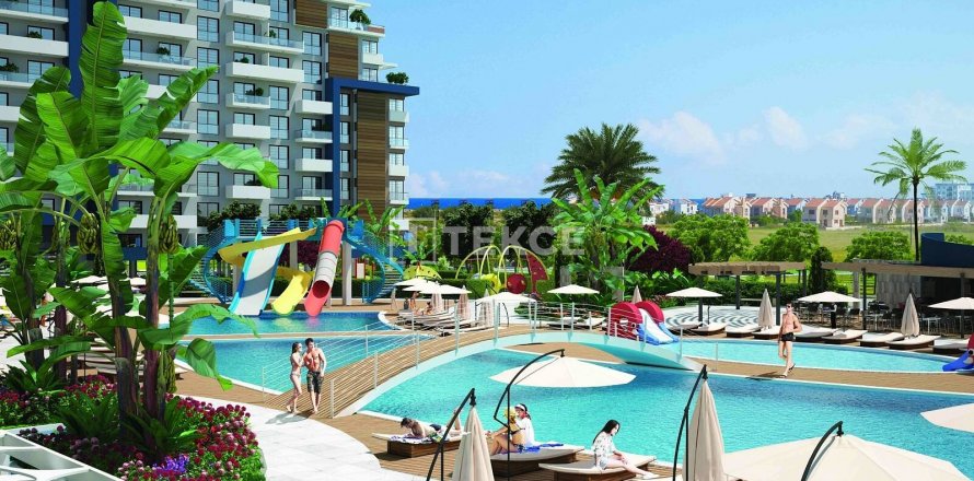 آپارتمان در Iskele ، ترکیه 2 خوابه ، 73 متر مربع. شماره 160066