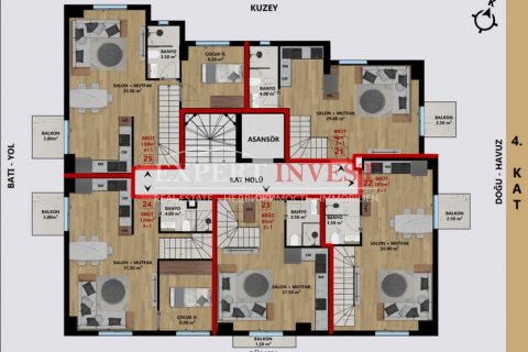 آپارتمان در Muratpasa،  Antalya ، ترکیه 120 متر مربع.  شماره 206903 - 8