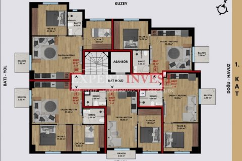 آپارتمان در Muratpasa،  Antalya ، ترکیه 120 متر مربع.  شماره 206903 - 5