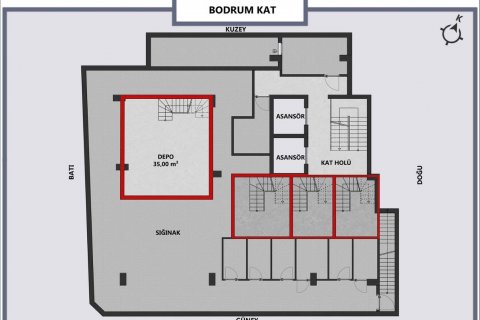 Daire  1+1  Muratpaşa, Antalya, Türkiye №206843 - 2