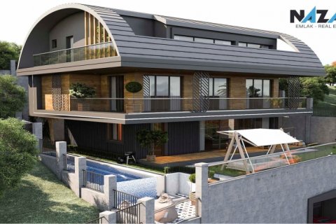 آپارتمان در  Alanya ، ترکیه 4 خوابه ، 525 متر مربع.  شماره 211257 - 1