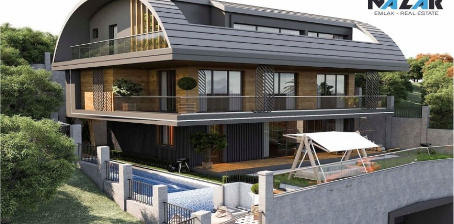 آپارتمان در  Alanya ، ترکیه 4 خوابه ، 525 متر مربع.  شماره 211257