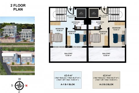Продажа виллы  в Аланье, Анталье, Турция 3+2, 248м2, №192151 – фото 25