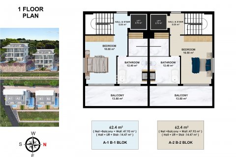 Продажа виллы  в Аланье, Анталье, Турция 3+2, 294м2, №192152 – фото 26