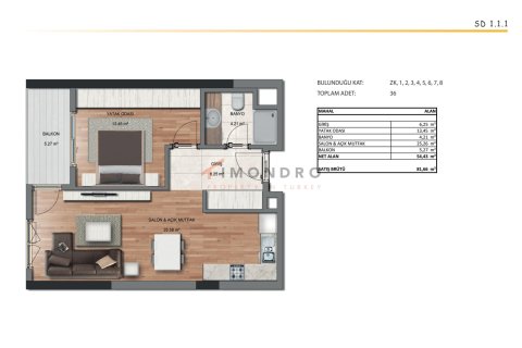 2+1 Wohnung  in Küçükçekmece, Istanbul, Türkei Nr. 188960 - 22