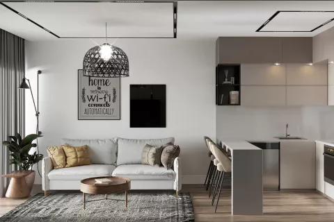 آپارتمان در  Kepez ، امارات متحده عربی 1 خوابه ، 58.5 متر مربع.  شماره 182922 - 24