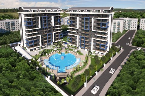 1+1 Leilighet  i Alanya, Antalya, Tyrkia Nr. 34316 - 2