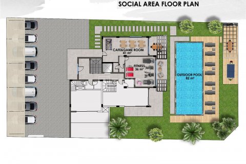 Apartment for sale in Alanya, Antalya, Turkey, 1 bedroom, 56m2, No. 191590 – photo 18