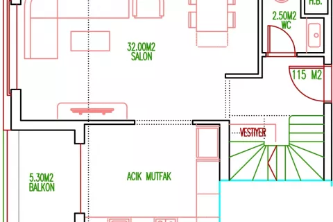 Apartment for sale  in Turkey, 2 bedrooms, 125m2, No. 183409 – photo 12