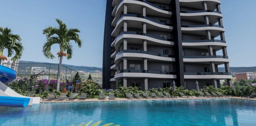 آپارتمان در Tomuk ، ترکیه 1 خوابه ، 65 متر مربع. شماره 191893