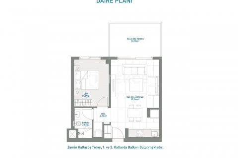 Apartment for sale  in Cesme, Izmir, Turkey, 1 bedroom, 74m2, No. 192963 – photo 24