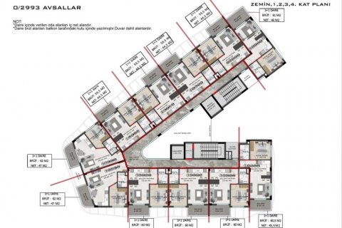 Lejlighed  i Alanya, Antalya, Tyrkiet Nr. 186237 - 29