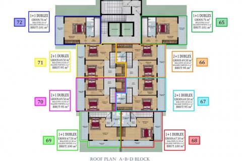 Lägenhet  i Alanya, Antalya, Turkiet Nr. 186233 - 17