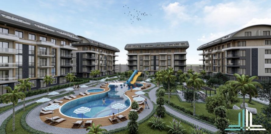 Lejlighed  i Alanya, Antalya, Tyrkiet Nr. 186236