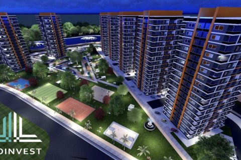 آپارتمان در  Mersin ، ترکیه 140 متر مربع.  شماره 186107 - 1