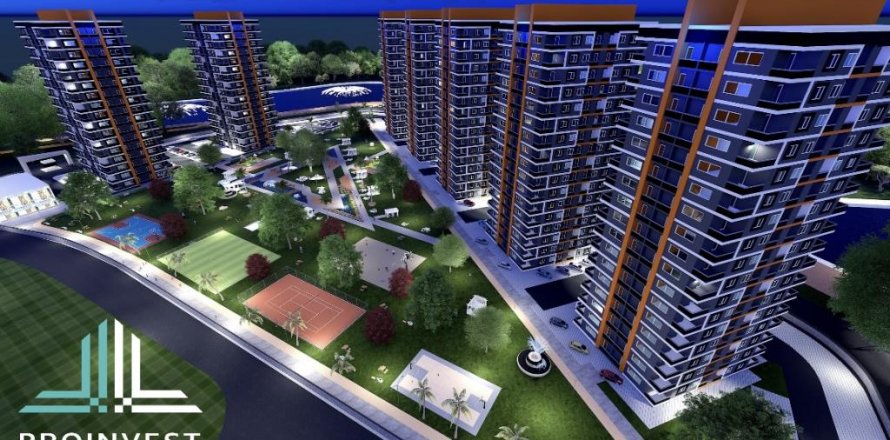 آپارتمان در  Mersin ، ترکیه 140 متر مربع.  شماره 186107