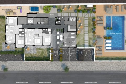 2+1 Lejlighed  i Avsallar, Antalya, Tyrkiet Nr. 189805 - 15