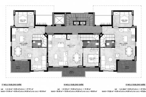 2+1 Lejlighed  i Avsallar, Antalya, Tyrkiet Nr. 189805 - 19
