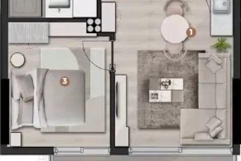 1+1 Wohnung  in Aksu, Antalya, Türkei Nr. 183159 - 19