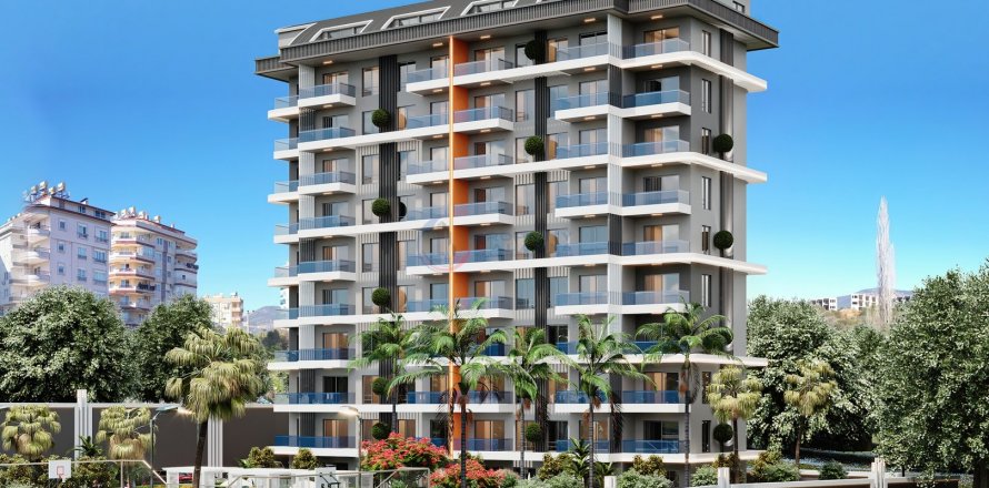 Daire  1+1  Alanya, Antalya, Türkiye №211474