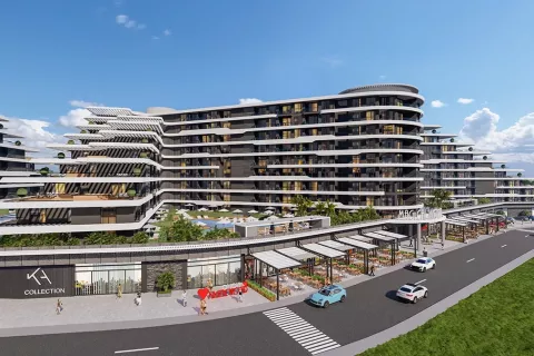 Продажа квартиры в Аксу, Анталье, Турция 1+1, 90м2, №182895 – фото 1