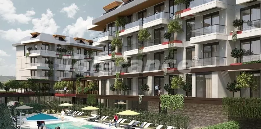 3+1 Leilighet  i Oba, Antalya, Tyrkia Nr. 189708