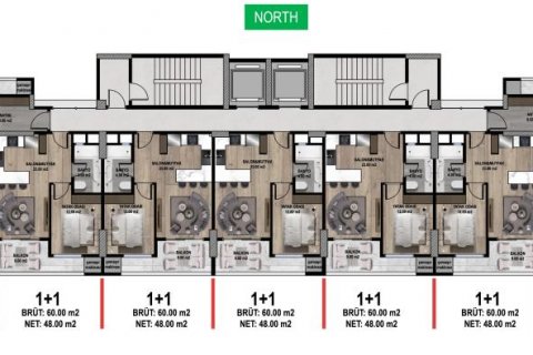 Lejlighed  i Mersin, Tyrkiet Nr. 185966 - 11