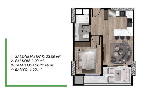 Lejlighed  i Mersin, Tyrkiet Nr. 185966 - 10