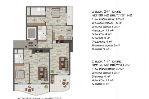 Apartment for sale  in Mersin, Turkey, 75m2, No. 185962 – photo 28