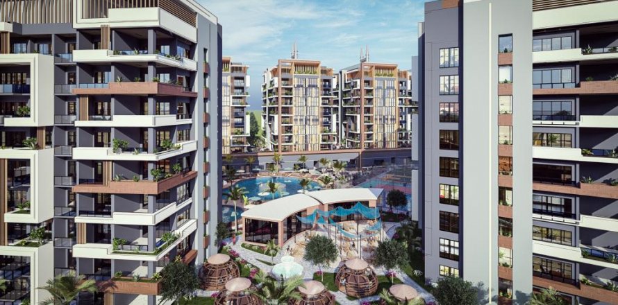 Квартира  2-х ком. в Мерсине, Турция №185964