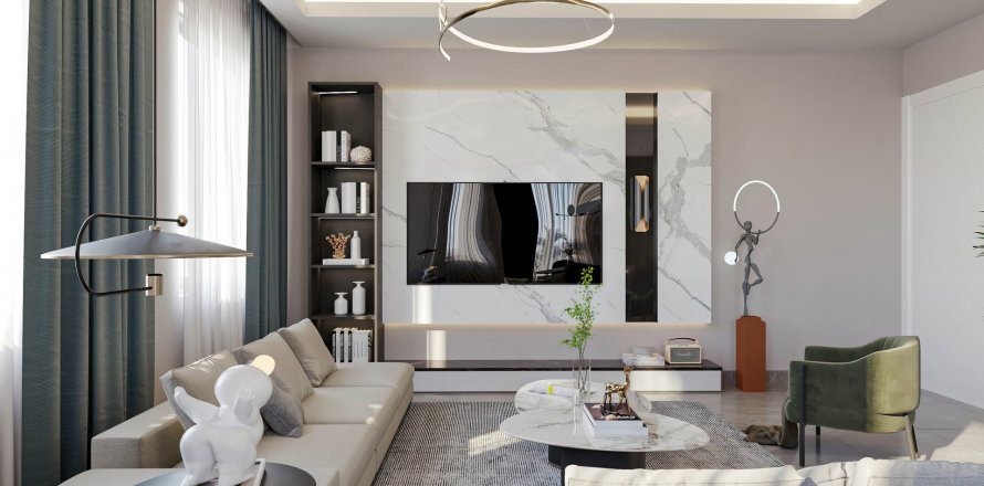 آپارتمان در در Naula City 2 Alanya ، امارات متحده عربی 2 خوابه ، 118 متر مربع.  شماره 185150