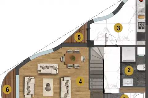 Продажа квартиры в Мугле, Турция 2+1, 118м2, №183352 – фото 11
