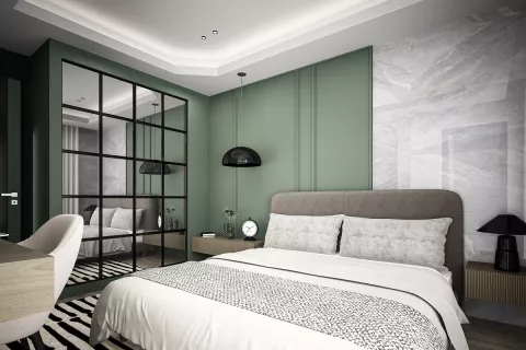 آپارتمان در  Mugla ، امارات متحده عربی 2 خوابه ، 120 متر مربع.  شماره 183354 - 7