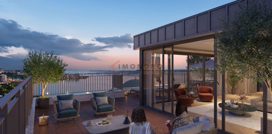 آپارتمان در Küçükçekmece،  Istanbul ، ترکیه 2 خوابه ، 93 متر مربع.  شماره 191444