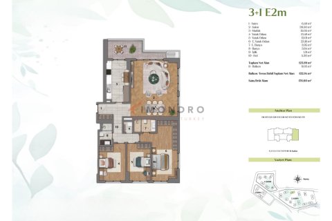 آپارتمان در Küçükçekmece،  Istanbul ، ترکیه 2 خوابه ، 93 متر مربع.  شماره 191444 - 25