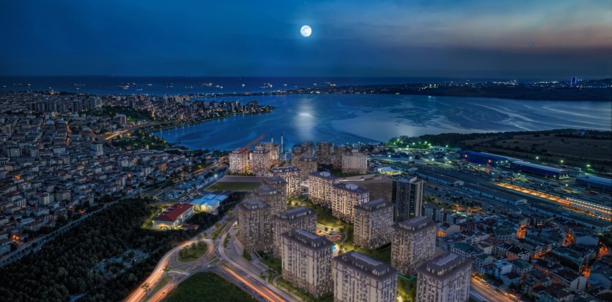 1+1 Lejlighed  i Küçükçekmece, Istanbul, Tyrkiet Nr. 191443