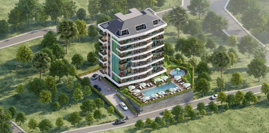 2+1 Lejlighed i Alanya, Antalya, Tyrkiet Nr. 211523