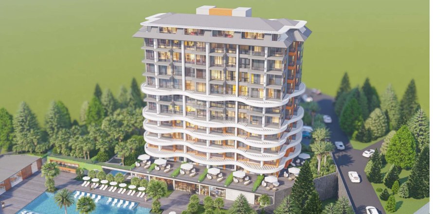 Квартира  1+1 в Аланье, Анталья, Турция №211396