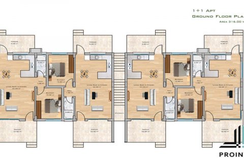 Apartment for sale  in Iskele, Northern Cyprus, 56m2, No. 185953 – photo 6