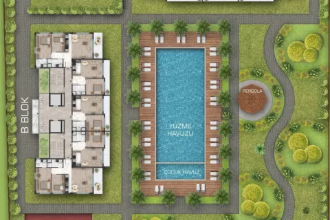 1+1 Lejlighed  i Aksu, Antalya, Tyrkiet Nr. 183441 - 30