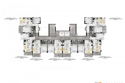 Продажа квартиры  в Аланье, Анталье, Турция 2+1, 66м2, №190684 – фото 5