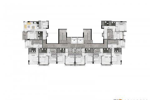 Продажа квартиры  в Аланье, Анталье, Турция 2+1, 66м2, №190684 – фото 22