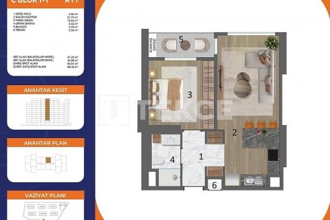 Продажа квартиры  в Стамбуле, Турция 2+1, 98м2, №191317 – фото 30