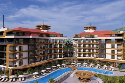 پنت هاس در  Alanya ، ترکیه 2 خوابه ، 120 متر مربع.  شماره 191388 - 5