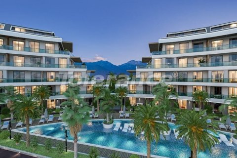 1+1 Lejlighed  i Alanya, Antalya, Tyrkiet Nr. 194252 - 3