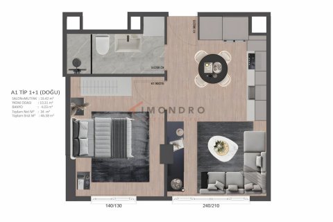 1+1 Wohnung in Istanbul, Türkei Nr. 193556 - 17