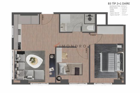 1+1 Wohnung in Istanbul, Türkei Nr. 193556 - 30