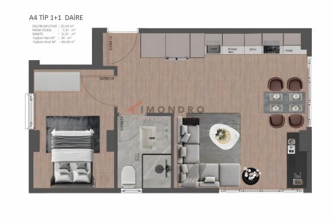 1+1 Wohnung in Istanbul, Türkei Nr. 193556 - 24